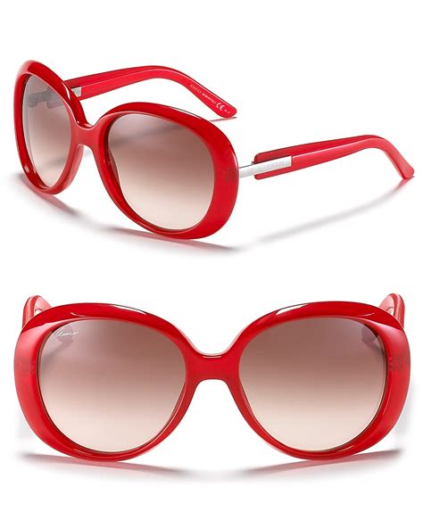 gucci rainbow mirrored sunglasses|gucci red sunglasses women.